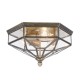 42546-045 Bronze Ceiling lamp  with Clear Glass