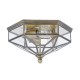 42546-045 Bronze Ceiling lamp  with Clear Glass