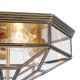 42546-045 Bronze Ceiling lamp  with Clear Glass