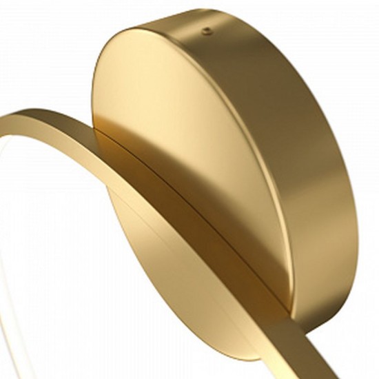 68502-045 Brass Ring LED Wall Lamp Ø 60 cm