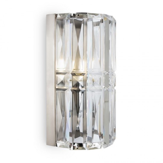 68678-045 Chrome Wall Lamp with Crystal