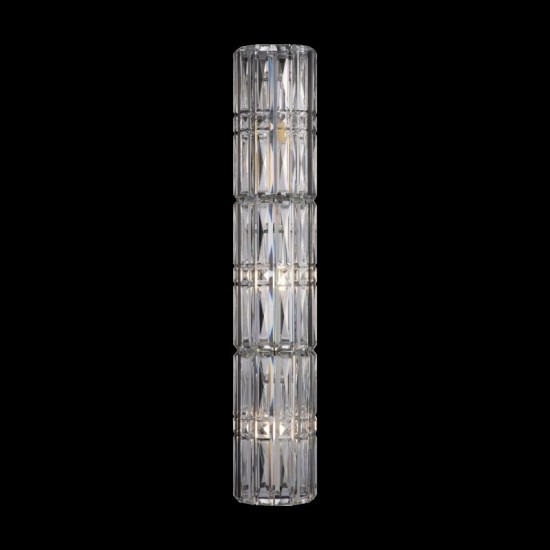 68679-045 Chrome 3 Light Wall Lamp with Crystal