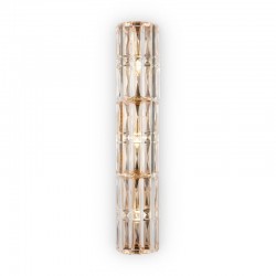 68675-045 Gold 3 Light Wall Lamp with Crystal