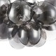 17784-045 Nickel 4 Light Ceiling Lamp with Smoked Mirrored Glasses