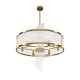 73485-045 Gold 6 Light Pendant with Clear Rods