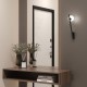 74129-045 Black Wall Lamp with White Glass