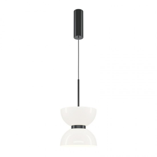 73522-045 Black LED Pendant with White Glass