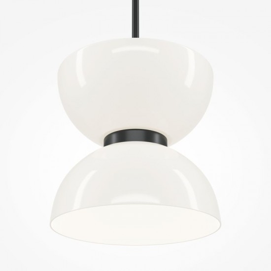 73522-045 Black LED Pendant with White Glass