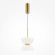 73523-045 Gold LED Pendant with White Glass