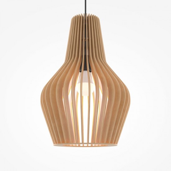 73594-045 Natural Wood Pendant ∅ 30 cm