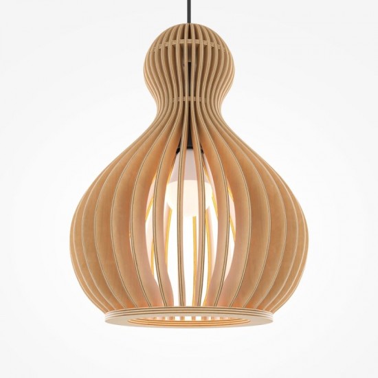 73595-045 Natural Wood Pendant ∅ 30 cm