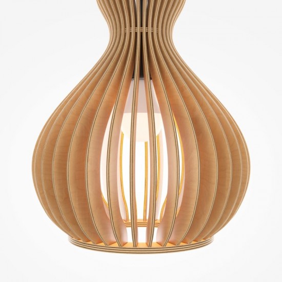 73595-045 Natural Wood Pendant ∅ 30 cm