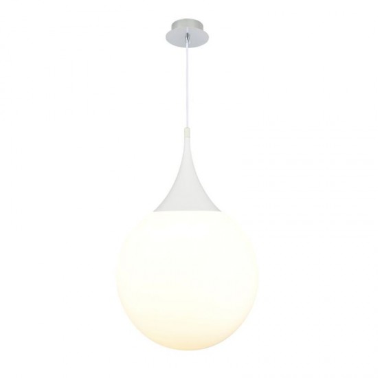 17812-045 White Glass Globe Big Hanging Pendant 17812-045 White Glass Globe Big Hanging Pendant