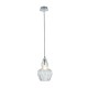 42744-045 Nickel Pendant with Clear Glass