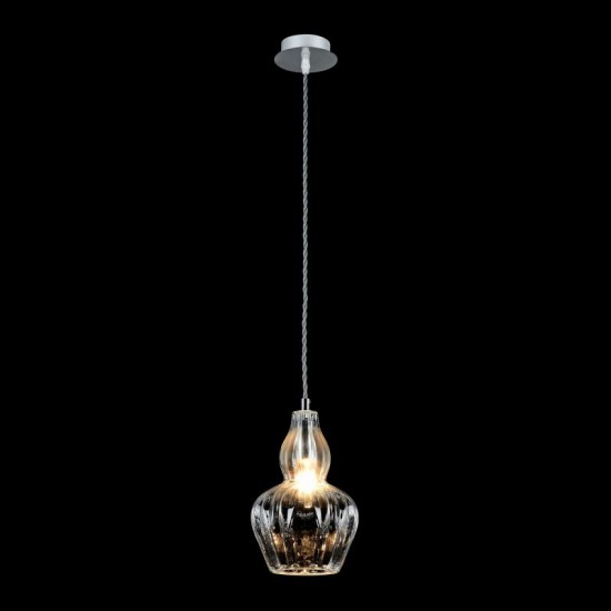 42744-045 Nickel Pendant with Clear Glass 42744-045 Nickel Pendant with Clear Glass