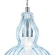 42745-045 Nickel Pendant with Light Blue Glass