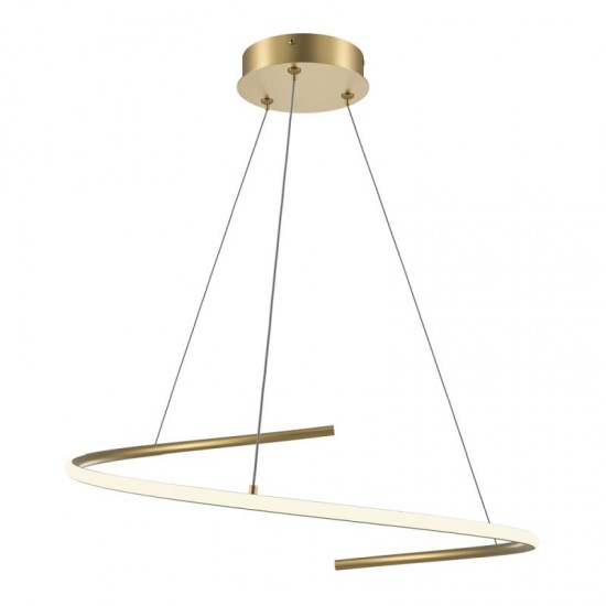 73466-045 CCT Brass LED Pendant 2100 Lm
