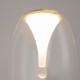 73614-045 Satin Gold LED Pendant with Clear Glass