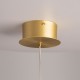 73614-045 Satin Gold LED Pendant with Clear Glass