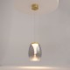 73613-045 Satin Gold LED Pendant with Smoked Ombre Glass