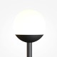 73618-045 Black Wall Lamp with White Glass