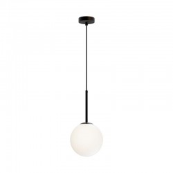 68451-045 Black Pendant with White Glass Ø20