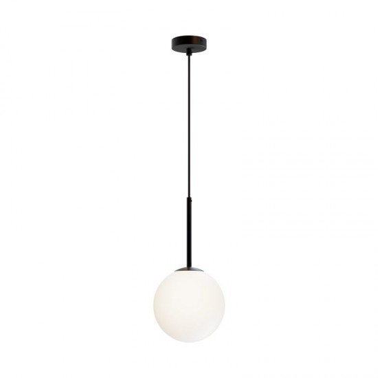 68451-045 Black Pendant with White Glass Ø20