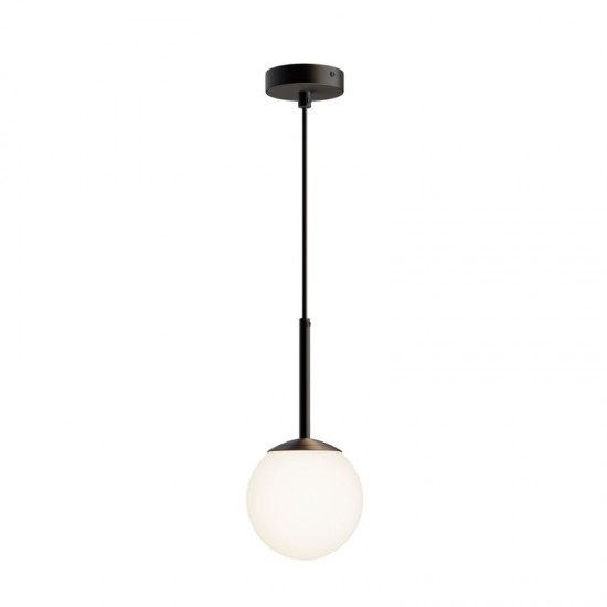68450-045 Black Pendant with White Glass Ø15