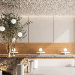 73448-045 Matt Gold Table Lamp with White Glass