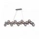 43487-045 Chrome 25 Light over Island Fitting with Smoked Mirrored Glasses