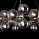 43489-045 Chrome 25 Light Pendant with Smoked Mirrored Glasses