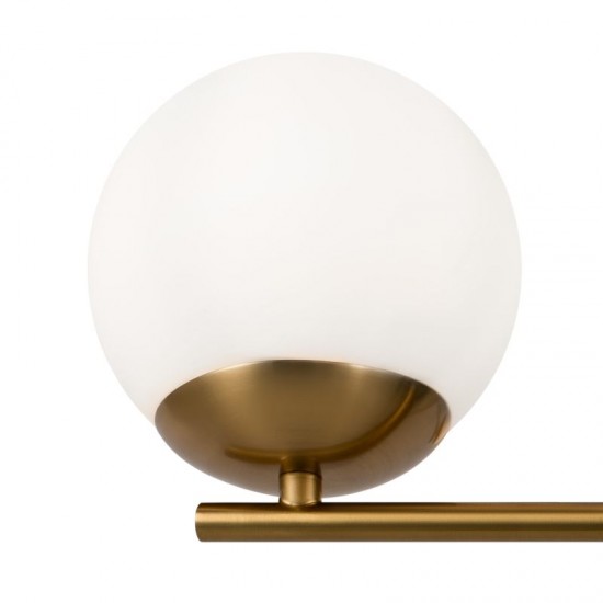 68509-045 Brass 6 Light Centre Fitting with Opal Glasses 68509-045 Brass 6 Light Centre Fitting with Opal Glasses