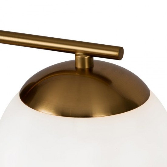 68511-045 Brass Wall Lamp with Opal Glass 68511-045 Brass Wall Lamp with Opal Glass