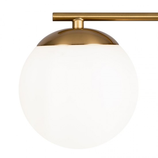 68511-045 Brass Wall Lamp with Opal Glass 68511-045 Brass Wall Lamp with Opal Glass