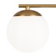 68511-045 Brass Wall Lamp with Opal Glass 68511-045 Brass Wall Lamp with Opal Glass