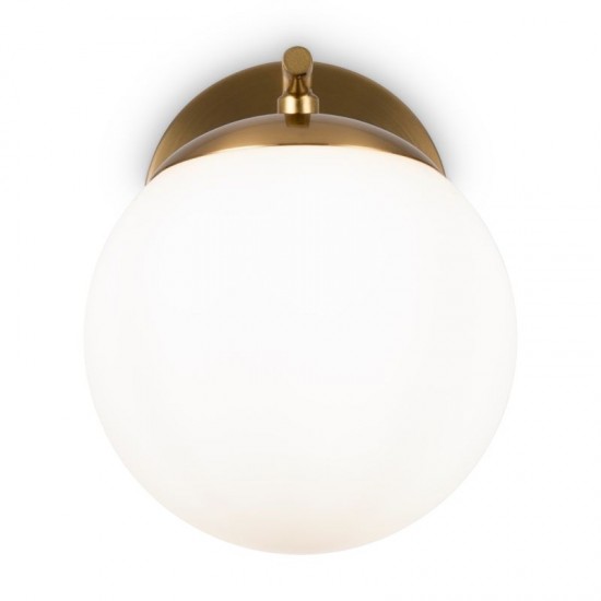 68511-045 Brass Wall Lamp with Opal Glass 68511-045 Brass Wall Lamp with Opal Glass