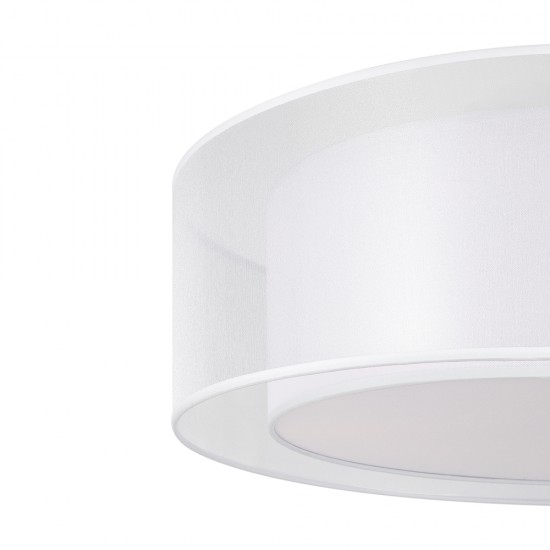 68595-045 White Fabric Flush with Diffuser