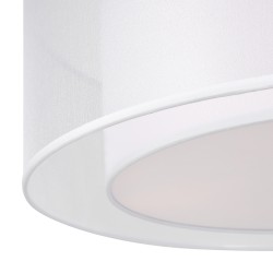 68595-045 White Fabric Flush with Diffuser