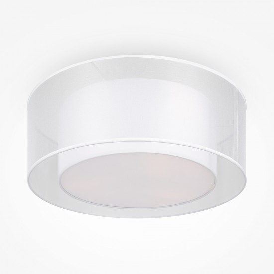 68595-045 White Fabric Flush with Diffuser