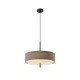 76473-045 Grey Fabric Pendant with Diffuser