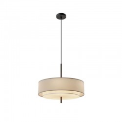 76470-045 Light Grey Fabric Pendant with Diffuser
