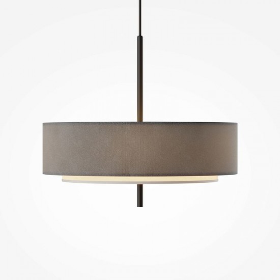 76473-045 Grey Fabric Pendant with Diffuser