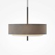 76473-045 Grey Fabric Pendant with Diffuser