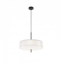 76472-045 White Fabric Pendant with Diffuser