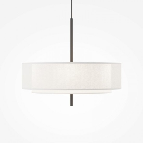 76472-045 White Fabric Pendant with Diffuser