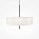 76472-045 White Fabric Pendant with Diffuser