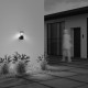 73689-045 Outdoor Graphite LED Wall Lamp with Clear Diffuser