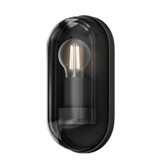 74152-045 Outdoor Clear & Graphite Brick Light