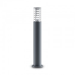 68739-045 Outdoor Grey Bollard with Clear Glass