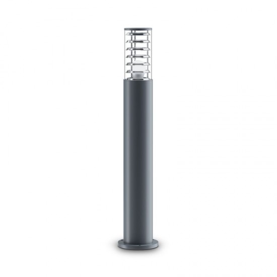 68739-045 Outdoor Grey Bollard with Clear Glass